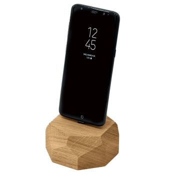 Oakywood Smartphone Charging Dock - Oak