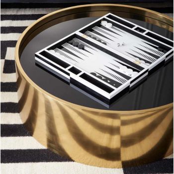 Jonathan Adler Op Art Backgammon Set