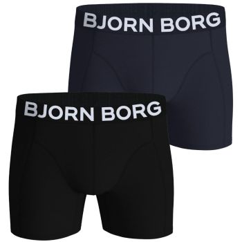 Björn Borg Økologisk Bomulds Stretch Boxershorts 2-Pak - Multi