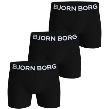 Björn Borg Økologisk Bomulds Stretch Boxershorts 3-Pak - Multi