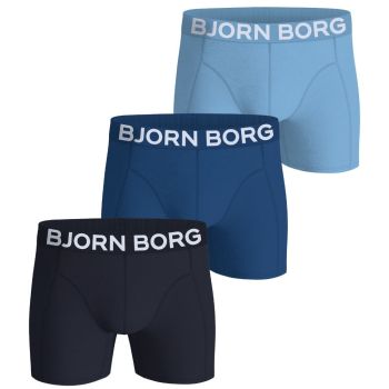 Björn Borg Økologisk bomuldsstræk boxershort 3-pak - Blå
