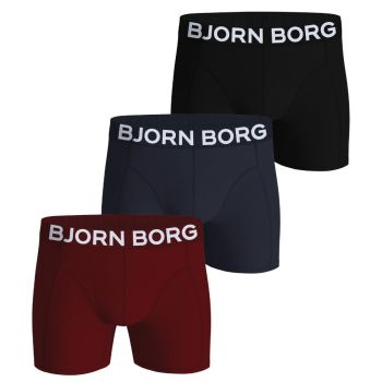 Björn Borg Økologisk Bomulds Stretch Boxer Shorts 3-Pak - Multi