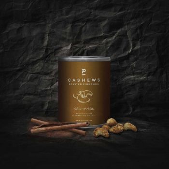 P-Stash Cashewnüsse geröstet Zimt - 60 gr
