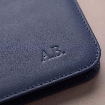 Personalised Baltimore A4 Portfolio - Navy