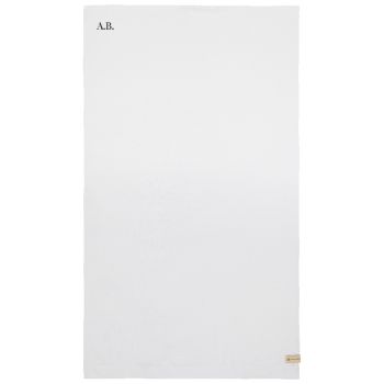 Personalisiertes Birch Handtuch - Weiß