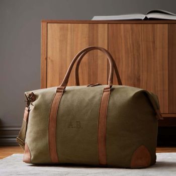 Personalisierte Bosler Recycelte Reisetasche - Grün