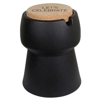 Personalised Bubalou Champ Stool & Ice Bucket - Black
