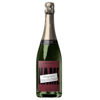 Personalised Champagne - Birthday Edition