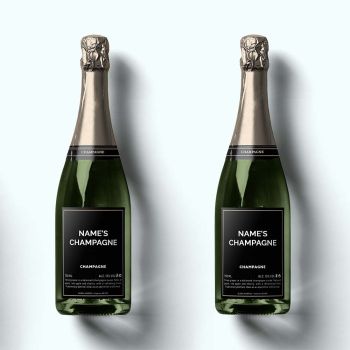 Personalisierte Champagner-Geschenkbox