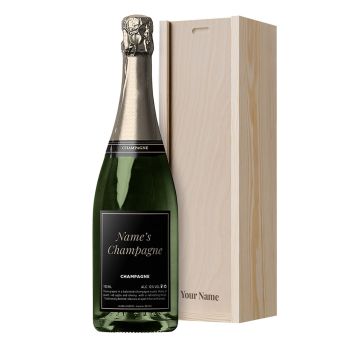 Personalisierte Champagner-Geschenkbox