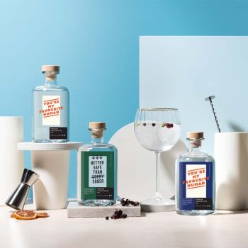 Personalisiertes Gin & Ingwerbier Apéro Cocktail Set