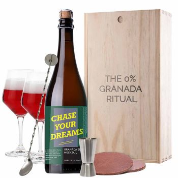 Personalisierte Granda Beer Mocktail Luxus Geschenkbox