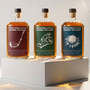 Personalised Non-Alcoholic Rum - Golf Edition