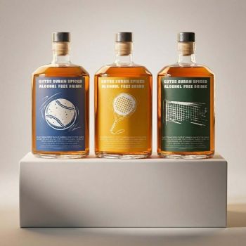 Personalised Non-Alcoholic Rum - Padel & Tennis Edition