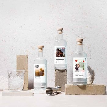 Personalisierter Premium-Wodka - Valentinstags-Edition