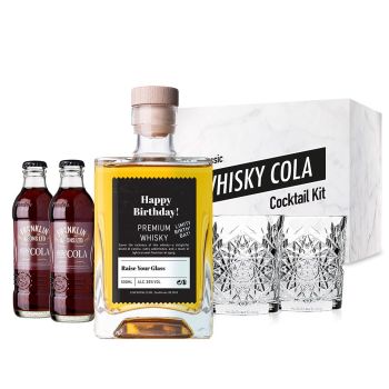 Personalised Whisky Cola Set
