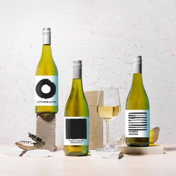 Personalisierter Weißwein Duo