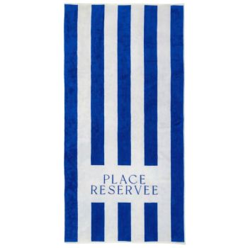 Place Reservee Classic Beach Towel - Mykonos Blue