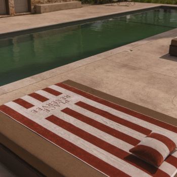 Place Reservee Classic Beach Towel - Tan Brown