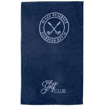 Place Reservee Golf Club Sports Towel - Marine Blue