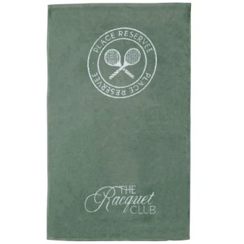Place Reservee Racquet Club Sports Towel - Eucalyptus Green