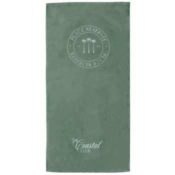 Place Reservee The Club Collection Beach Towel - Eucalyptus Green