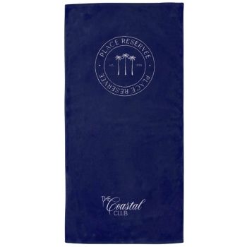 Place Reservee The Club Collection Beach Towel - Marine Blue