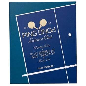Printworks Tragbarer Tischtennis: Ping Pong