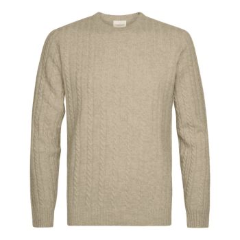 Profuomo Wool Cashmere Pullover - Light Beige