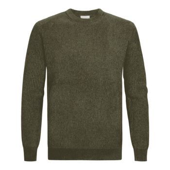 Profuomo Chenille Pullover - Green