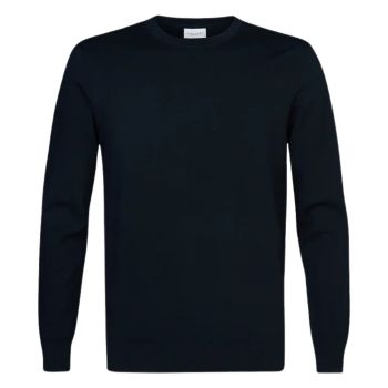 Profuomo Luxury Basic Pullover - Navy