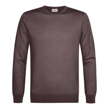 Profuomo Merino Pullover - Aubergine