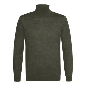 Profuomo Merino Rollneck - Dark Green