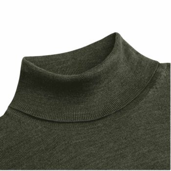 Profuomo Merino Rollneck - Dark Green