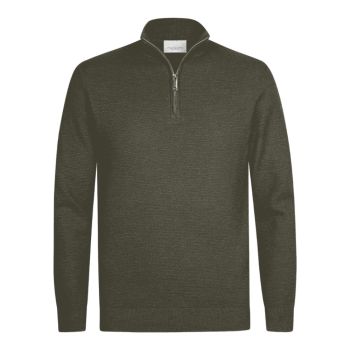 Profuomo Pullover Half Zip - Green