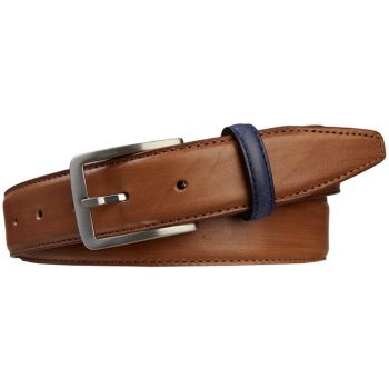 Profuomo Leather Belt - Cognac