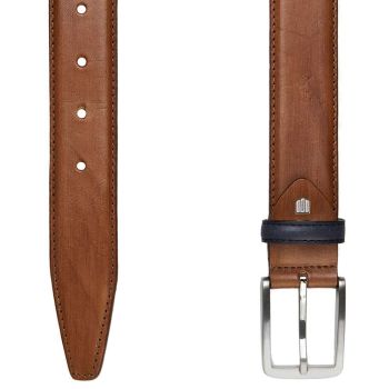 Profuomo Ledergürtel - Cognac