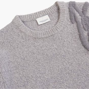 Profuomo Woolen Crewneck Pullover - Grey