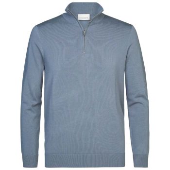 Profuomo Pullover Half Zip - Blue