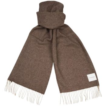 Profuomo Lambswool Scarf - Brown