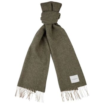 Profuomo Lambswool-Schal - Militärgrün
