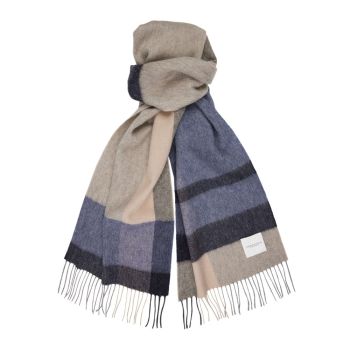 Profuomo Lambswool Scarf Navy