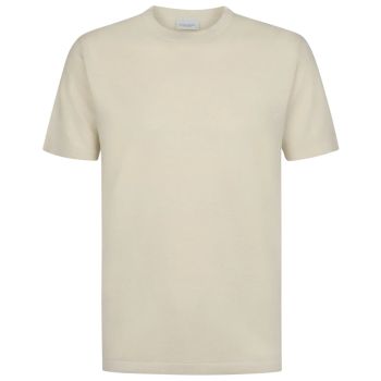 Profuomo Linen Cotton T-Shirt - Off White