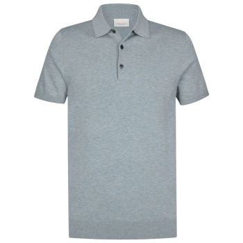 Profuomo Luxuriöse Basic-Polo – Blau