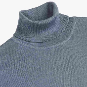 Profuomo Merino Wollen Coltrui - Blauw