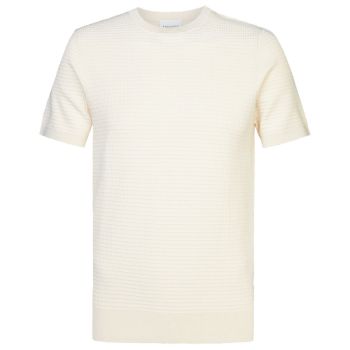 Profuomo Short Sleeve Sweater - Off White