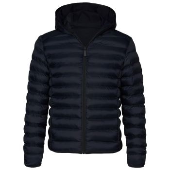 Profuomo wendbare Bomberjacke aus Ecodown - Marineblau