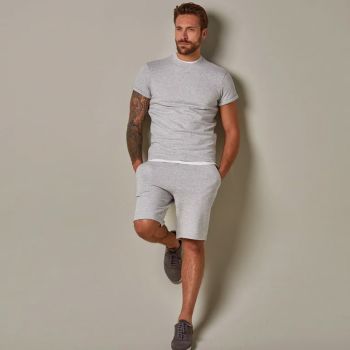 Profuomo Sweatpant Shorts - Grau