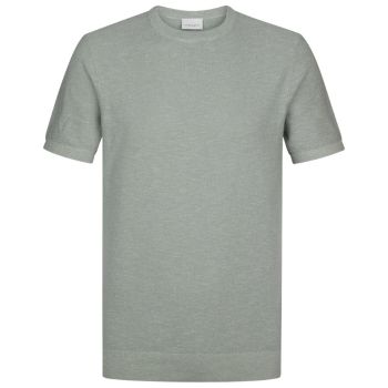 Profuomo Cotton Linen T-Shirt - Grey