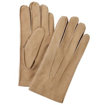 Profuomo Ziegen-Nubuklederhandschuhe - Camel